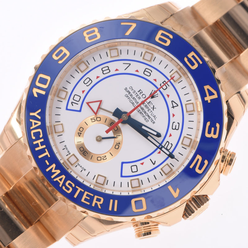 【現金特価】ROLEX ロレックス ヨットマスター2 116688 メンズ YG 腕時計 自動巻き 白文字盤 未使用 銀蔵