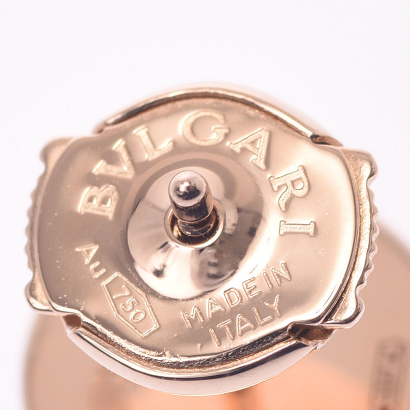 Bvlgari Bulgari Burgari Burgari Burgari唯一耳环钻石女士K18PG耳环A-Rank使用过Silgrin