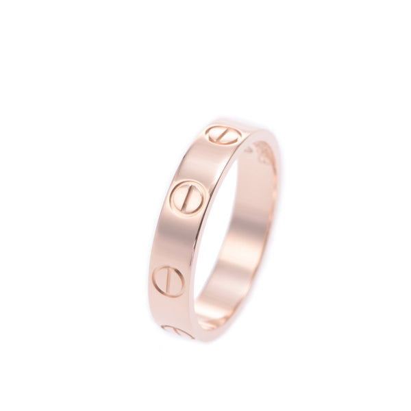 CARTIER Cartier Mini Love Ring #48 Ladies K18PG Ring Ring A Rank Used Ginzo