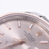 【現金特価】ROLEX ロレックス デイトジャスト41 126331 メンズ SS/RG 腕時計 自動巻き ピンク文字盤 未使用 銀蔵