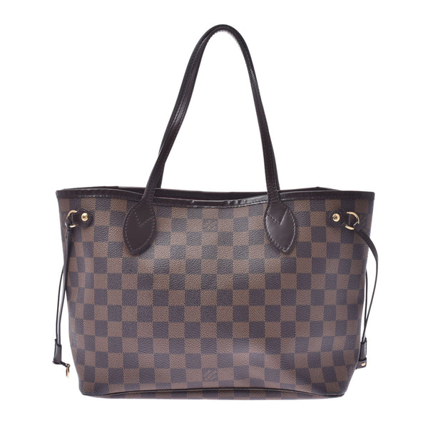 LOUIS VUITTON Louis Vuitton Damier Neverfulle PM Old Brown N51109 Ladies Damier Canvas Handbag B Rank Used Ginzo