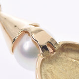 其他女士Akoya Pearl K18YG吊坠顶级使用Ginzo