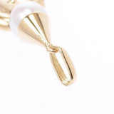 其他女士Akoya Pearl K18YG吊坠顶级使用Ginzo