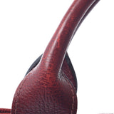Hermes Hermes Sakan MM Red Unisex Canvas Leather Handbag B Rank Used Silgrin