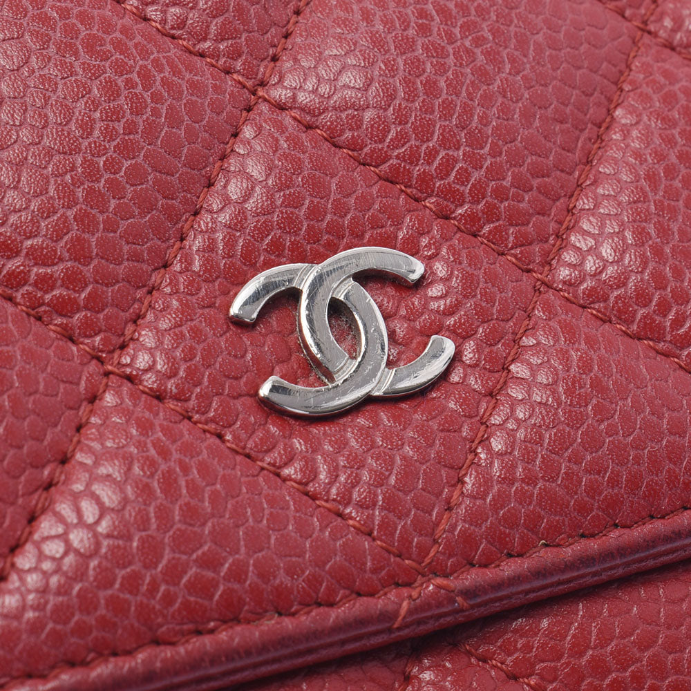 CHANEL ワインレッド手袋 CCロゴ付き CHANEL ワインレッド手袋 CCロゴ付き CHANEL ワインレッド手袋