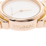 BVLGARI ブルガリ パレンテシ BJ01 レディース YG/革 腕時計 クオーツ 白文字盤 Aランク 中古 銀蔵