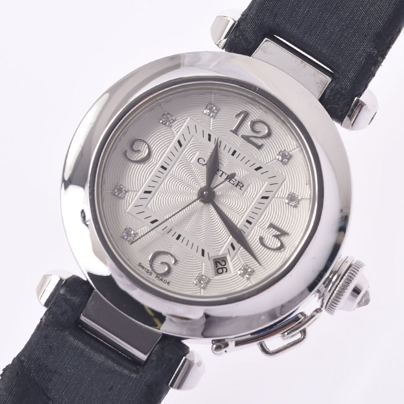カルティエ  パシャ 32 8Pダイヤ 裏スケ 腕時計