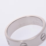 CARTIER Cartier love ring #61 20 men K18WG ring, ring A rank used silver storehouse