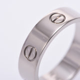 CARTIER Cartier love ring #61 20 men K18WG ring, ring A rank used silver storehouse