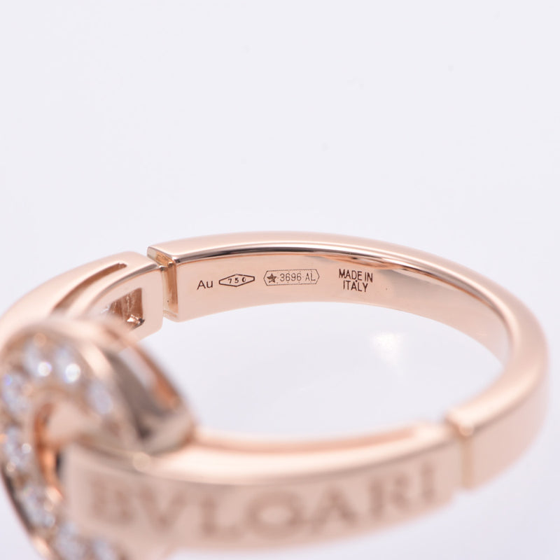 BVLGARI ブルガリ ブルガリブルガリ ダイヤ #49 レディース K18PG リング・指輪 Aランク 中古 銀蔵