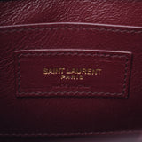 Yves Saint Laurent Ivsane Laurent Cassandra Top Handle Mini 2way Black Gold Bracket Women's Curf Handbags A-Rank Used Sinkjo