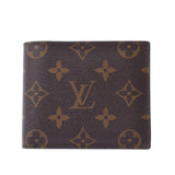 LOUIS VUITTON ルイヴィトン モノグラム ポルトフォイユ マルコ NM ブラウン M62288 メンズ モノグラムキャンバス 二つ折り財布 ABランク 中古 銀蔵