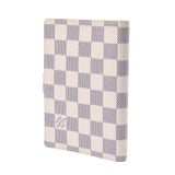 LOUIS VUITTON Louis Vuitton Damier Azur Agenda PM White R20706 Unisex Dami Air Zulu Canvas Notebook Cover A Rank Used Ginzo