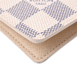 LOUIS VUITTON Louis Vuitton Damier Azur Agenda PM White R20706 Unisex Dami Air Zulu Canvas Notebook Cover A Rank Used Ginzo
