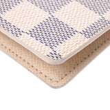LOUIS VUITTON Louis Vuitton Damier Azur Agenda PM White R20706 Unisex Dami Air Zulu Canvas Notebook Cover A Rank Used Ginzo