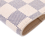 LOUIS VUITTON Louis Vuitton Damier Azur Agenda PM White R20706 Unisex Dami Air Zulu Canvas Notebook Cover A Rank Used Ginzo