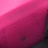 BALENCIAGA瓦伦西亚纸迷你钱包粉红色391446女性凝乳三折钱包B等级使用SILGRIN