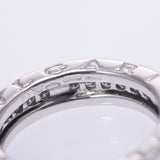 BVLGARI Bulgari B-ZERO Ring Full Diamond # 51 Size XS 10.5 Ladies K18WG / Dialing / Ring A Rank Used Sink