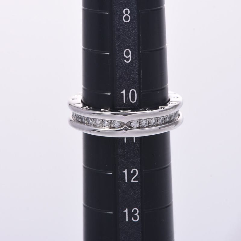 BVLGARI Bulgari B-ZERO Ring Full Diamond # 51 Size XS 10.5 Ladies K18WG / Dialing / Ring A Rank Used Sink