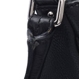 Chanel fringe Black Womens calf one shoulder bag B