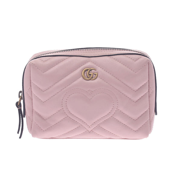 GUCCI Gucci GG Mermont Cosmetic Pouch Pink 476165 Women's Curf Pouch B Rank Used Silgrin
