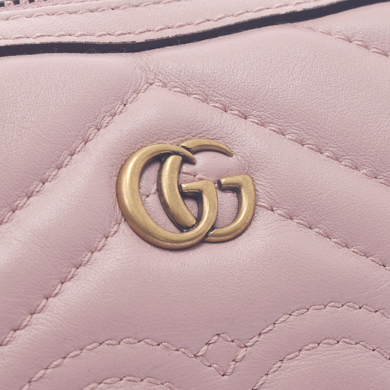 gucci gucci gg mermont化妆袋粉红色476165女性的凝乳袋b排名使用过silgrin