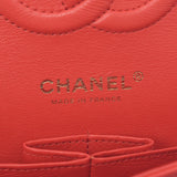 CHANEL Chanel Matrasse Chain Shoulder Double Flap Vermilion Gold Fittings Ladies Caviar Skin Shoulder Bag AB Rank Used Ginzo
