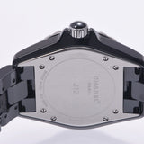 CHANEL シャネル J12 38mm 12Pルビー H1635 ボーイズ 黒セラミック/SS 腕時計 自動巻き 黒文字盤 Aランク 中古 銀蔵