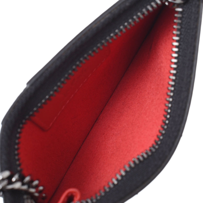 Christian Louboutin Christian Louboutin Credelle Key Hook Coin Case Black Unisex Curf Card Case A-Rank Used Silgrin