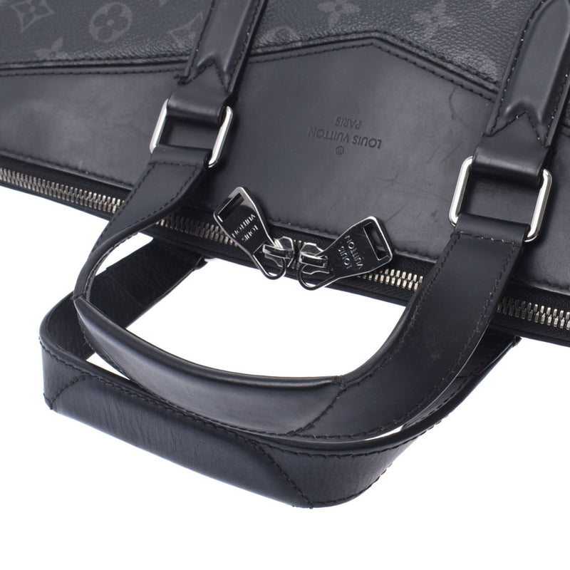 Black Louis Vuitton Monogram Eclipse Explorer Business Bag