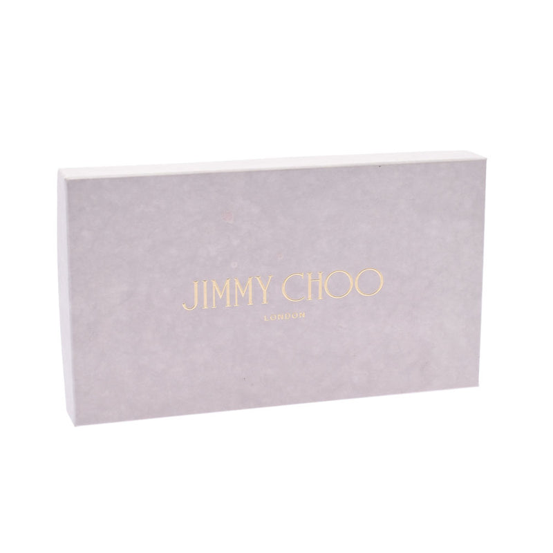 Jimmy Choo Jimmy Choo汽车导航标志圆形紧固件长钱包黑色/白色BBM 183男女皆宜的Curf Long Wallet New Sanko