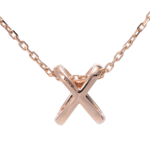 CHAUMET Show Judulian Women's K18PG / Diamond Necklace A-Rank Used Silgrin