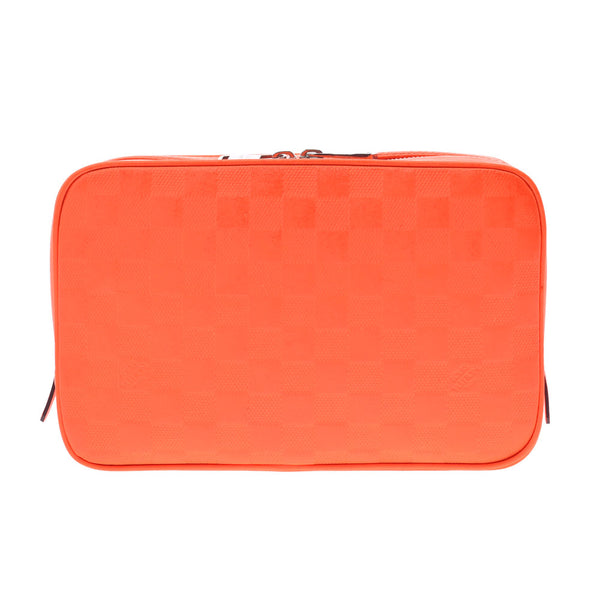 Louis Vuitton Louis Vuitton Damier Amphini True Stowle Orange N23348 Men's Leather Second Bag B Rank Used Sinkjo