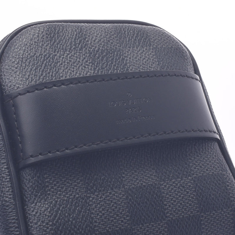 Louis Vuitton Louis Vuitton Damier Graphit Toware Pouch Black / Gray N47625 Men's Pouch AB Rank Used Silgrin