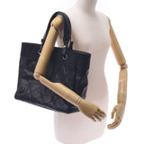 CHANEL Chanel Parylitz Tote MM Black Unisex Canvas/Leather Tote Bag A Rank Used Ginzo