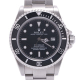 ROLEX Rolex Seedweller Det Stock 16600 Men's SS Watch Automatic Wound Black Table A-Rank Used Sinkjo