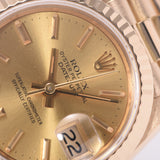 ROLEX, Rolex, Daitjast, Juste, 6,9178, Ladies, YG, arms, automatic winding, machine, bread, bread, the middle, the middle, the silver