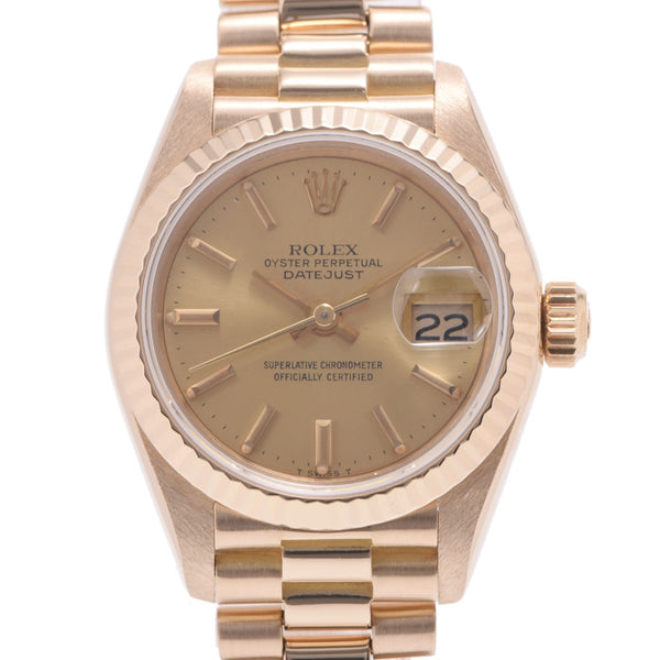 ROLEX, Rolex, Daitjast, Juste, 6,9178, Ladies, YG, arms, automatic winding, machine, bread, bread, the middle, the middle, the silver