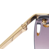 Louis Vuitton Louis Vuitton Gold Z0590U Unisex Sunglasses A-Rank Used Silgrin