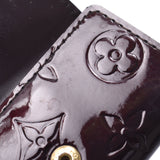 Louis Vuitton Louis Vuitton Verni 4-Louis Case Amarant M93517 Women's Monogram Verni Key Case B Rank Used Sinkjo