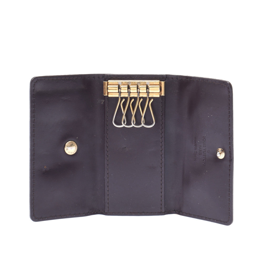 【ルイヴィトン】ヴェルニ　ケース　キーケース　アマラント ルイ・ヴィトン ヴェルニ 4連キーケース ミュルティクレ4