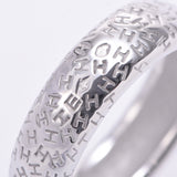 [Sinkyo Summer Selection] Hermes Hermes Tubo Wave # 60 19.5 Unisex K18WG Ring, Ring A-Rank Used Silgrin