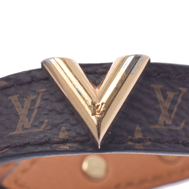 Louis Vuitton Bracelet Essensial V M6042G Monogram Women s Used