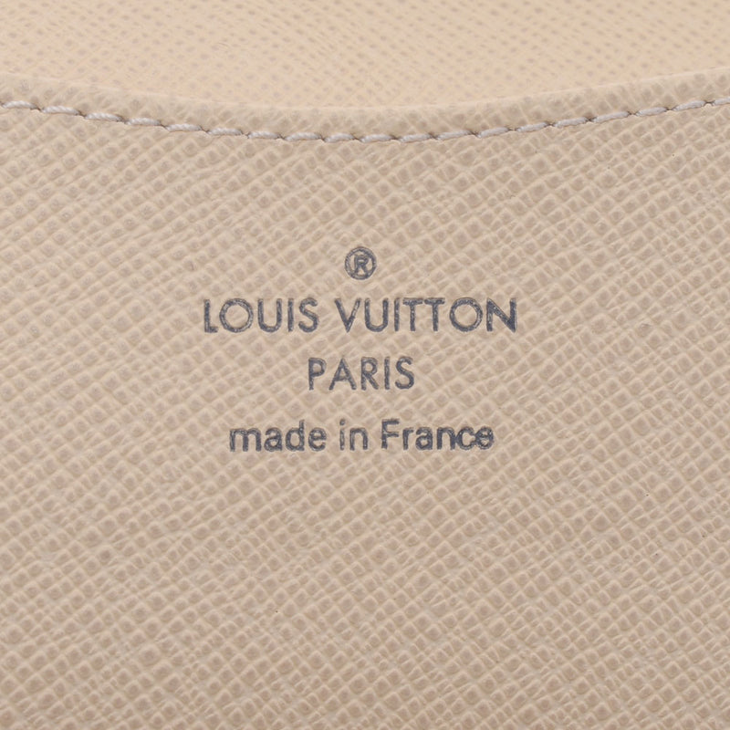 Louis Vuitton Louis Vuitton Damier Azul Portfeille Josephine White N63020 Unisex Damier Azur Canvas Long Wallet AB Rank Used Silgrin