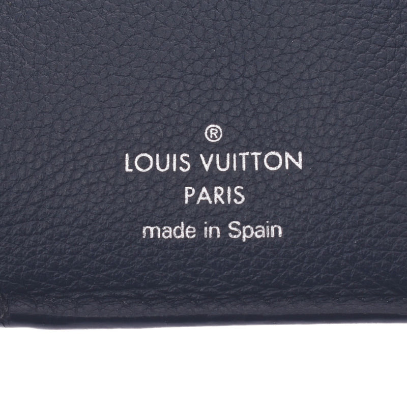 LOUIS VUITTON ルイヴィトン ポルトフォイユ ロックミニ ノワール M63921 ユニセックス レザー 三つ折り財布 Bランク 中古 銀蔵