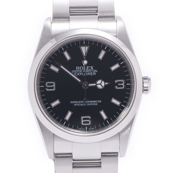 Rolex Rolex Explorer 1 ex1114270 Mens SS Watch automatic roll black dial