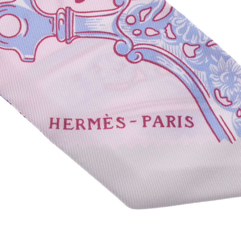 Hermes Hermes Twilley 鐙 · Remix / Etriers Remix Pink Women Silk 100% Scarf New Sinkjo