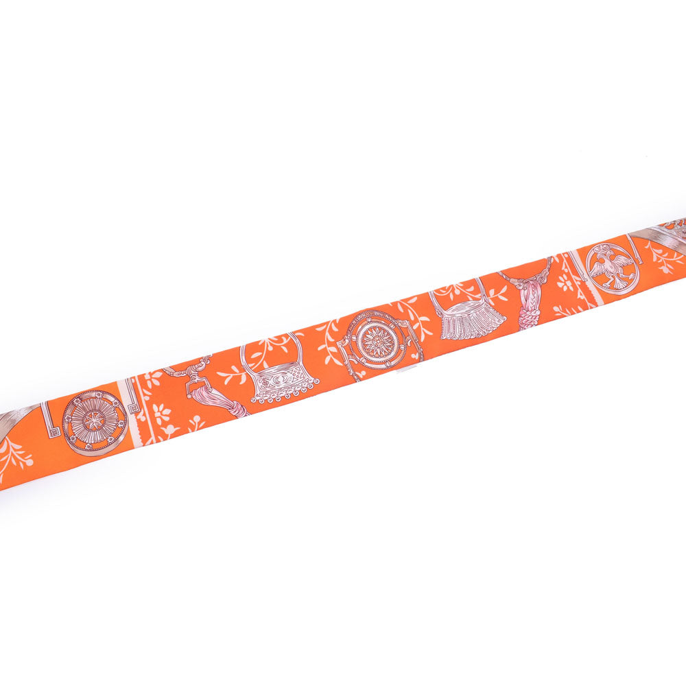 ⭐️美品⭐️ エルメス ツイリー 鐙リミックス スカーフ オレンジ エルメスツイリー 鐙・リミックス/Etriers Remix オレンジ