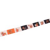 Hermes Hermes Twilley Elaborate Horse / Voitures Exquises Orange / White / Black Womens Silk 100% Scarf New Silgrin