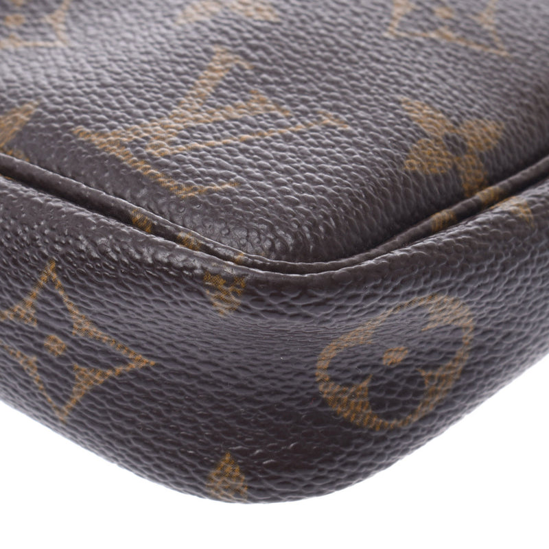 Louis Vuitton路易威登Monogram Pochette Access Earl老棕色M51980女士配件袋B等级使用Silgrin